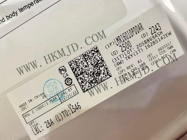 LMR16010PDDAR(TI): SIMPLE SWITCHER? 60V、1A 降壓轉(zhuǎn)換器（IQ 為 40μA）