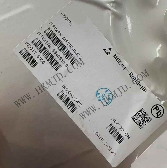 [供應(yīng)] MP2984GR (MPS) 36V，四開關(guān)同步降壓-升壓型控制器