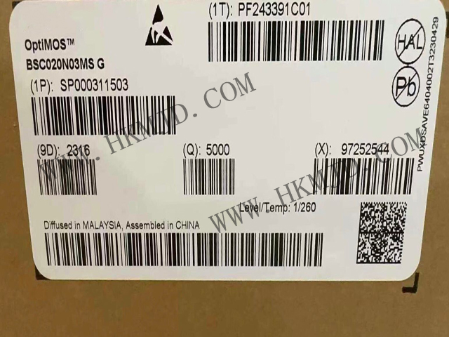 供應(yīng) BSC020N03MSG（OptiMOS? 3M 系列）功率MOSFET ，30V