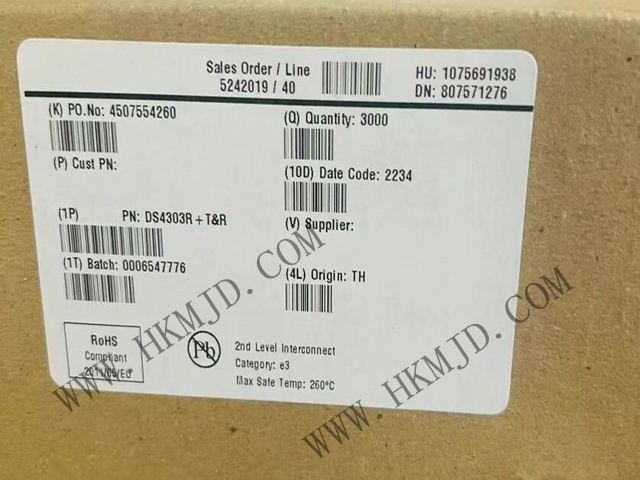 供應(yīng) Maxim DS4303R 電子可編程電壓基準(zhǔn)，適用于自動工廠校準(zhǔn)