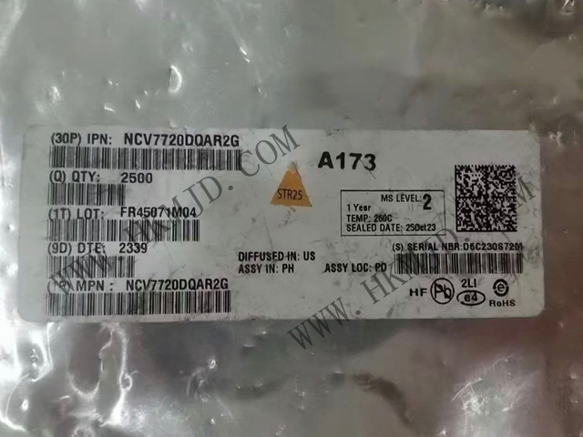 [出售] NCV7720DQAR2G（ON）十通道 Deca 半橋驅(qū)動(dòng)器，SSOP-24