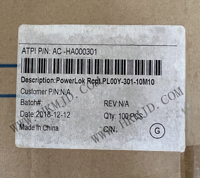 電動(dòng)汽車_PL00Y-301-10M10_電動(dòng)汽車連接器_10 mm PowerLok 單向插座