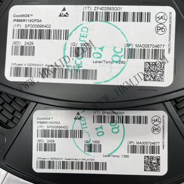 現(xiàn)貨供應 IPB65R110CFDA —— Infineon 650 V 汽車級 N 溝道 CoolMOS? CFDA MOSFET