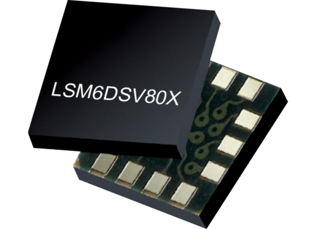 ST新品LSM6DSV80XTR-6軸IMU（慣性測量單元），高達80G值加速度計