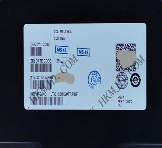 [出售] LTC1668IG (ADI) 16位，50Msps 差分電流輸出數(shù)模轉(zhuǎn)換器
