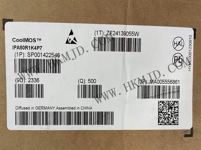 功率晶體管_IPA80R1K4P7_N溝道_800V CoolMOS? P7 功率MOSFET