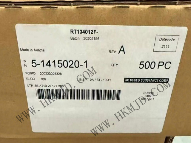 【工業(yè)級】5-1415020-1繼電器：銀鎳觸點，適用于電機控制/電源管理
