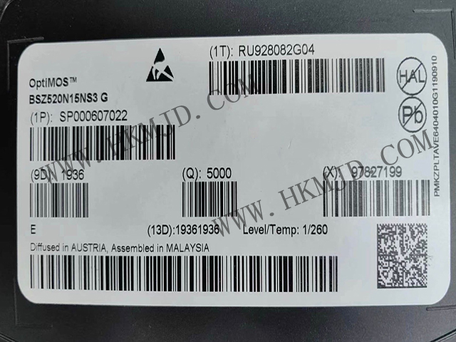 汽車級功率MOSFET BSZ520N15NS3G - 適用于48V系統(tǒng)/電機(jī)驅(qū)動/電源轉(zhuǎn)換
